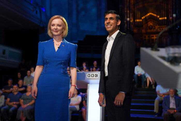Rishi Sunak and Liz Truss go head-to-head in front of Tory members for the first time