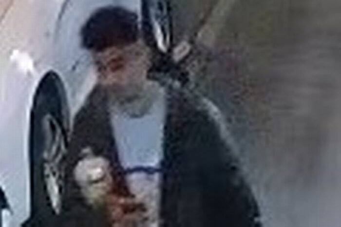 Police Scotland release image of a man in connection with a knife-crime incident