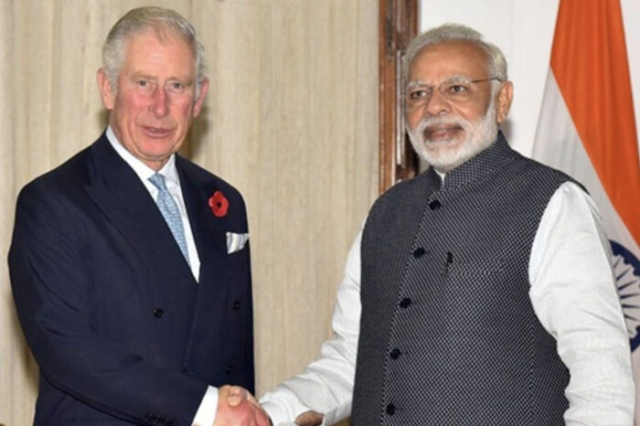 India’s prime minister holds a rare talk with King Charles III