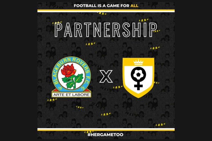Blackburn Rovers FC announces official partnership with #HerGameToo
