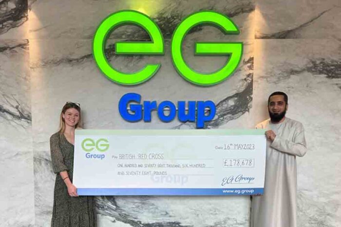 EG Group raises £178,000 for the British Red Cross and announces new charity partner