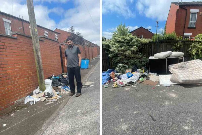 Bolton man “disgusted” after rubbish illegally dumped near his house
