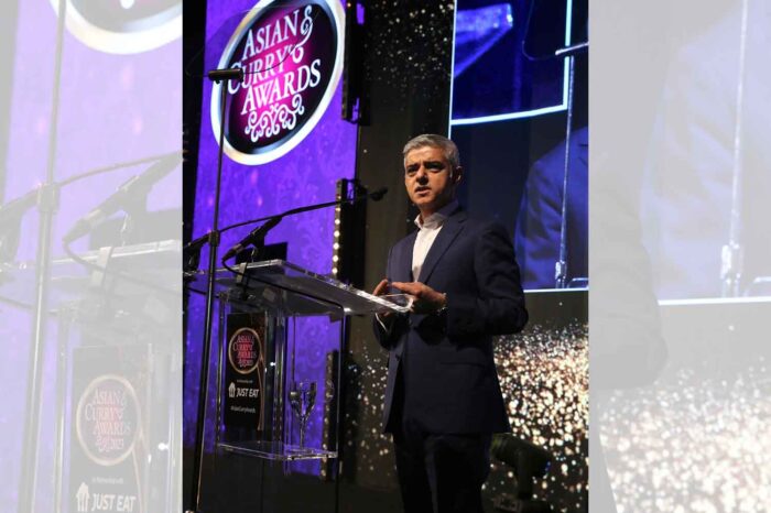 Mayor of London paying tribute to the industry at The Glittering Asian Curry Awards