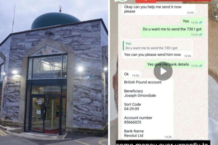 Worshipers warned about a WhatsApp scam