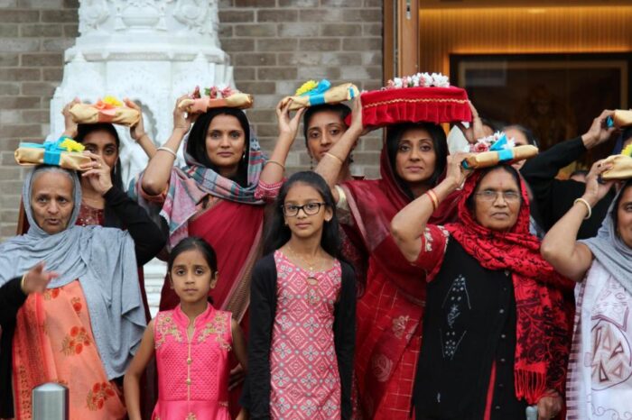 Thousands of worshippers celebrate temple anniversary in Oldham